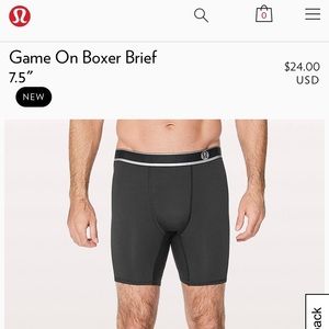 Lulu lemon game on boxer brief